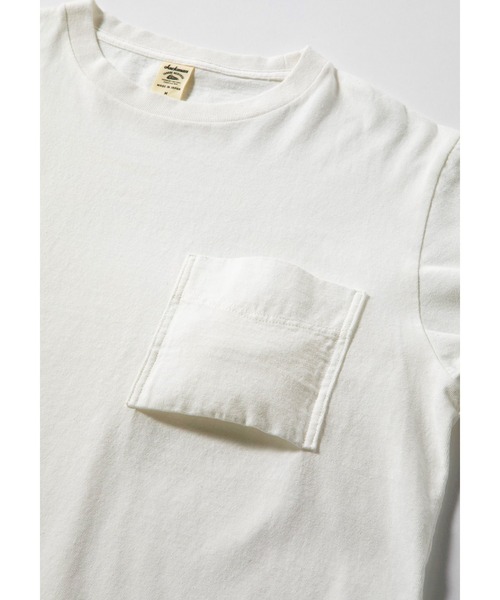 Jackman（ジャックマン）の「USA Cotton L/S Pocket T-Shirt（Tシャツ/カットソー・メンズ・ホワイト/ネイビー/ライトオリーブ/スミクロ/ブラック/ホワイト×グレー/キナリ/ローズ/コーラル/ライトブルーグレー/ネイビー系/ブラウン系その他/オフホワイト/ダークカーキ/サンドグレー/サックスブルー・SMALL/MEDIUM/LARGE/X-LARGE）」の17枚目の写真