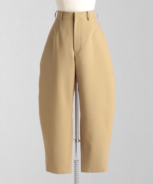 LOEFF ロエフ　ボンタン パンツ　ポリエステル　ベージュ LOEFF（ロエフ）の「＜LOEFF（ロエフ）＞ PE ボンタン パンツ