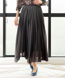 NARACAMICIE | トリコットジグザグヘムプリーツスカート(スカート)