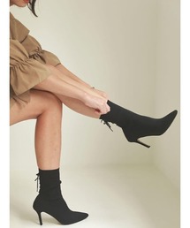 Back lace up ブーツ