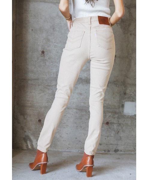 ALEXIA STAM（アリシアスタン）の「Arrow Pocket Skinny Pants/アローポケットスキニーパンツ（デニムパンツ・レディース・ブラック/ブラウン/ベージュ・XS/S/M）」の3枚目の写真