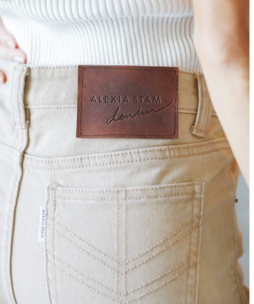 ALEXIA STAM（アリシアスタン）の「Arrow Pocket Skinny Pants/アローポケットスキニーパンツ（デニムパンツ・レディース・ブラック/ブラウン/ベージュ・XS/S/M）」の14枚目の写真
