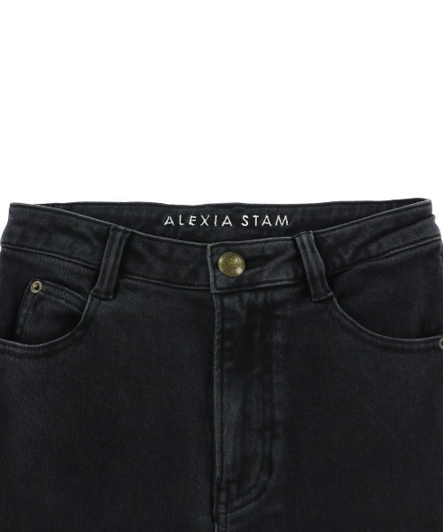 ALEXIA STAM（アリシアスタン）の「Arrow Pocket Skinny Pants/アローポケットスキニーパンツ（デニムパンツ・レディース・ブラック/ブラウン/ベージュ・XS/S/M）」の19枚目の写真