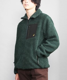 CERCA（チェルカ）の「KANGOL / ハイネックボアジップジャケット パッチポケット付き / Bling Leads（ブルゾン）」