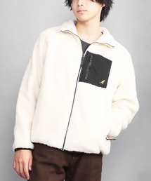 CERCA（チェルカ）の「KANGOL / ハイネックボアジップジャケット パッチポケット付き / Bling Leads（ブルゾン）」