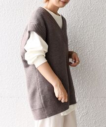 SHIPS | 5G Vネックビッグベスト◆(ベスト)