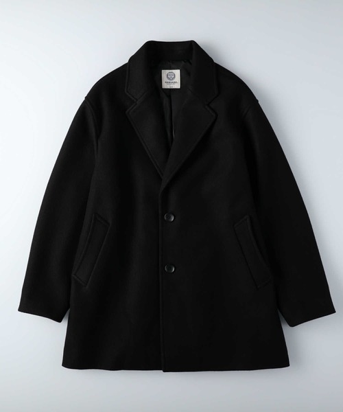 HARVARD Pコート　ネイビー　クリーニング済み クリーニング済 毛玉ありharvard ⁄ 紺ウール ピーコート - メルカリ