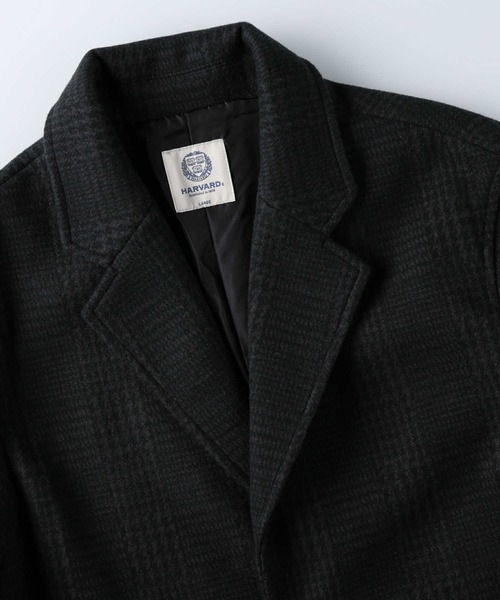 HARVARD（ハーバード）の「【HARVARD】チェスターコート（チェスターコート・メンズ・ブラック/ネイビー/ブラック×グレー・M/L/XL）」の7枚目の写真
