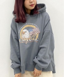 apres jour mignon | イーグルプリントフーディー【ZOZOTOWN限定アイテム】(パーカー)