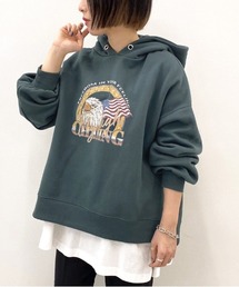 イーグルプリントフーディー【ZOZOTOWN限定アイテム】