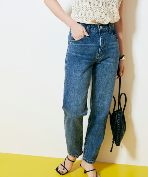 Holiday ハイウエストテーパードデニム デニムパンツ Auntie Rosa Holiday アンティローザホリデー のファッション通販 Zozotown