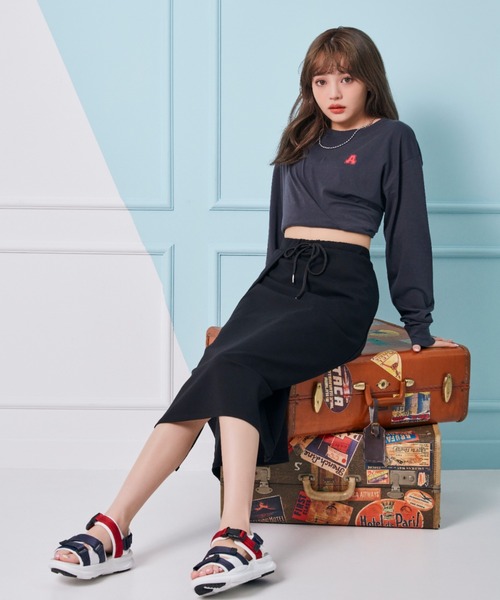 AKIII CLASSIC（アキクラシック）の「AKIII CLASSIC/アキクラシック 厚底 サンダル 韓国発　AKC-0034（サンダル・レディース・ブラック/ホワイト×ネイビー/グレー・23.0cm/24.0cm/25.0cm）」の9枚目の写真