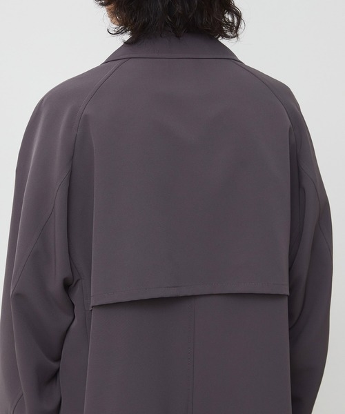 JUNRED（ジュンレッド）の「【セットアップ対応】スムースタッチトレンチオーバーコート（トレンチコート・メンズ・ベージュ/ブルー系その他6/ブラウン/ブラウン系その他2/ブラック・M/L/S）」の11枚目の写真