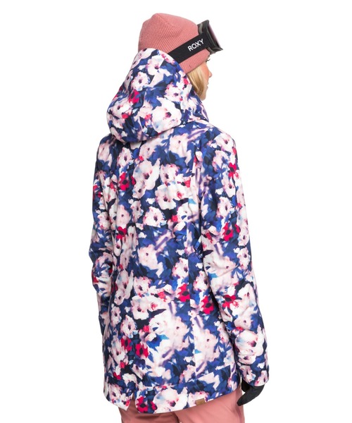 ROXY(ロキシー)の「GORE-TEX GLADE PRINT/ロキシー ジャケット アウター スキー スノーボード ゴアテックス スノボ(マウンテンパーカー・レディース・ブルー・MEDIUM/SMALL/X-SMALL/LARGE)」の2枚目の写真