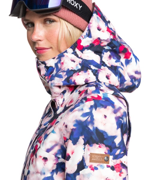 ROXY(ロキシー)の「GORE-TEX GLADE PRINT/ロキシー ジャケット アウター スキー スノーボード ゴアテックス スノボ(マウンテンパーカー・レディース・ブルー・MEDIUM/SMALL/X-SMALL/LARGE)」の5枚目の写真