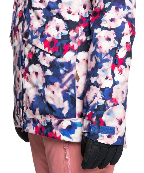 ROXY(ロキシー)の「GORE-TEX GLADE PRINT/ロキシー ジャケット アウター スキー スノーボード ゴアテックス スノボ(マウンテンパーカー・レディース・ブルー・MEDIUM/SMALL/X-SMALL/LARGE)」の7枚目の写真
