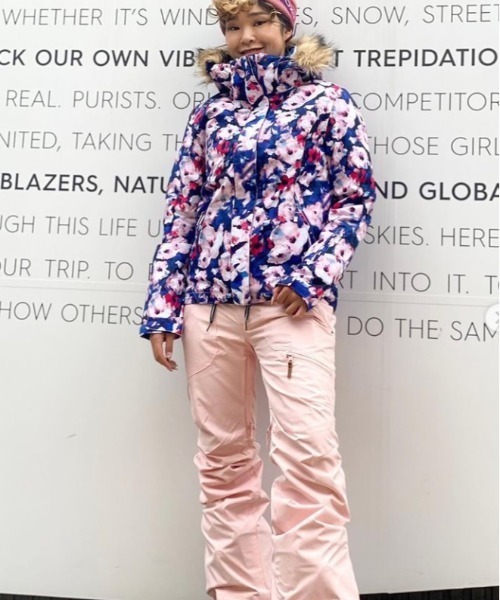 ROXY(ロキシー)の「GORE-TEX GLADE PRINT/ロキシー ジャケット アウター スキー スノーボード ゴアテックス スノボ(マウンテンパーカー・レディース・ブルー・MEDIUM/SMALL/X-SMALL/LARGE)」の15枚目の写真