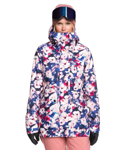 ROXY(ロキシー)の「GORE-TEX GLADE PRINT/ロキシー ジャケット アウター スキー スノーボード ゴアテックス スノボ(マウンテンパーカー・レディース・ブルー・MEDIUM/SMALL/X-SMALL/LARGE)」の20枚目の写真