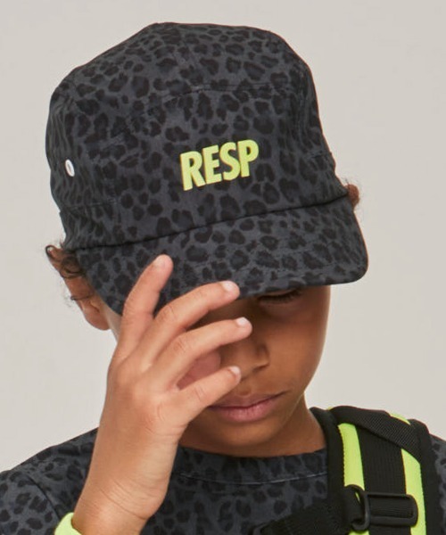 RE/SP(アールイーエスピー)の「RE/SP Leopard Jet cap / アールイーエスピー レオパード ジェットキャップ(キャップ・キッズ・カーキ/ブラック・FREE)」の2枚目の写真
