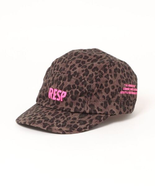 RE/SP(アールイーエスピー)の「RE/SP Leopard Jet cap / アールイーエスピー レオパード ジェットキャップ(キャップ・キッズ・カーキ/ブラック・FREE)」の4枚目の写真