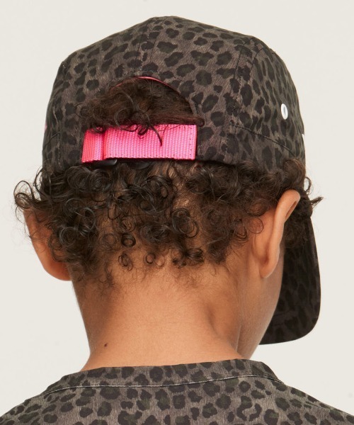 RE/SP(アールイーエスピー)の「RE/SP Leopard Jet cap / アールイーエスピー レオパード ジェットキャップ(キャップ・キッズ・カーキ/ブラック・FREE)」の6枚目の写真