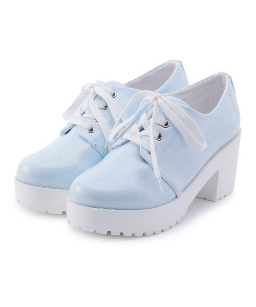 cs T&P（シーエスティーアンドピー）の「レースアップカジュアルシューズ（パンプス・レディース・ブラック系1/ホワイト系その他6/ブルー系1/パープル系2・LL/L/M/S）」の3枚目の写真