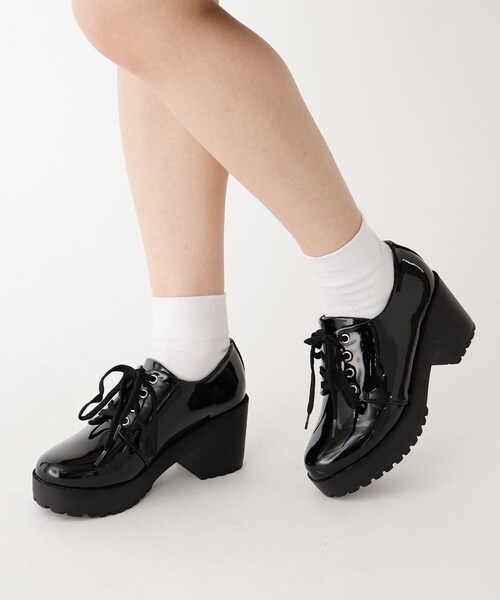 cs T&P（シーエスティーアンドピー）の「レースアップカジュアルシューズ（パンプス・レディース・ブラック系1/ホワイト系その他6/ブルー系1/パープル系2・LL/L/M/S）」の10枚目の写真