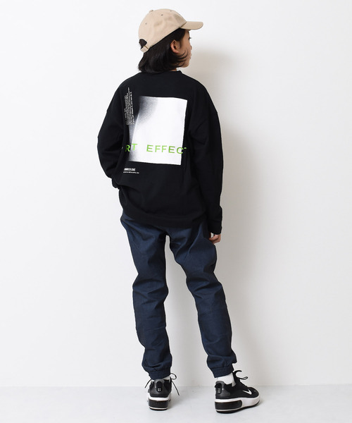 RAT EFFECT(ラットエフェクト)の「グラデーションプリントロングTシャツ(Tシャツ/カットソー・キッズ・ブラック/オフホワイト/ベージュ/グリーン/ライトグレー・130/150/160/140/120/170)」の14枚目の写真