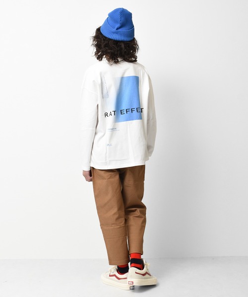 RAT EFFECT(ラットエフェクト)の「グラデーションプリントロングTシャツ(Tシャツ/カットソー・キッズ・ブラック/オフホワイト/ベージュ/グリーン/ライトグレー・130/150/160/140/120/170)」の18枚目の写真