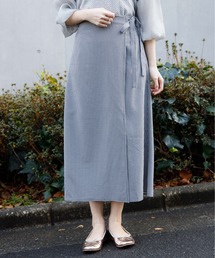 ギンガムラップスカート