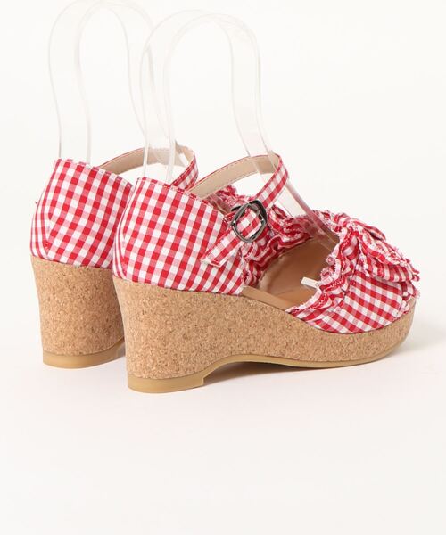 Pink サンダル シューズギンガムチェックサンダル サンダル Pink House ピンクハウス のファッション