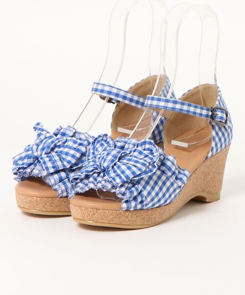 Pink サンダル シューズギンガムチェックサンダル サンダル Pink House ピンクハウス のファッション