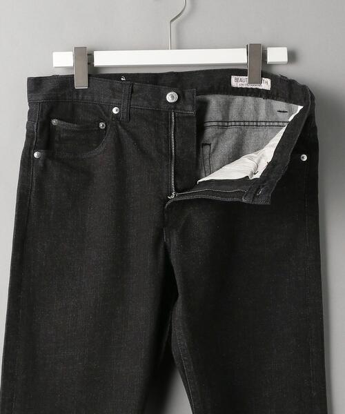 BEAUTY&YOUTH UNITED ARROWS(ビューティーアンドユースユナイテッドアローズ)の「BY ノーブル 5ポケット ドロップド デニムパンツ(デニムパンツ・メンズ・ブラック/ネイビー・32inch/30inch/28inch/34inch)」の8枚目の写真