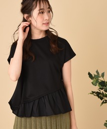 INTERPLANET | 【ＷＥＢ限定】ＣＳ裾異素材切替プルオーバー(Tシャツ/カットソー)