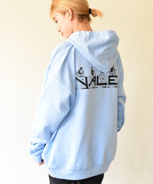 SUNNY SPORTS(サニースポーツ)の「SUNNY SPORTS / サニースポーツ YALE HUNDLING PULL HOODIE(パーカー・メンズ・サンドベージュ/ホワイト/サックスブルー・MEDIUM/LARGE)」の3枚目の写真