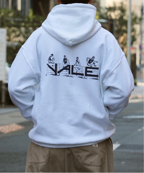 SUNNY SPORTS(サニースポーツ)の「SUNNY SPORTS / サニースポーツ YALE HUNDLING PULL HOODIE(パーカー・メンズ・サンドベージュ/ホワイト/サックスブルー・MEDIUM/LARGE)」の14枚目の写真