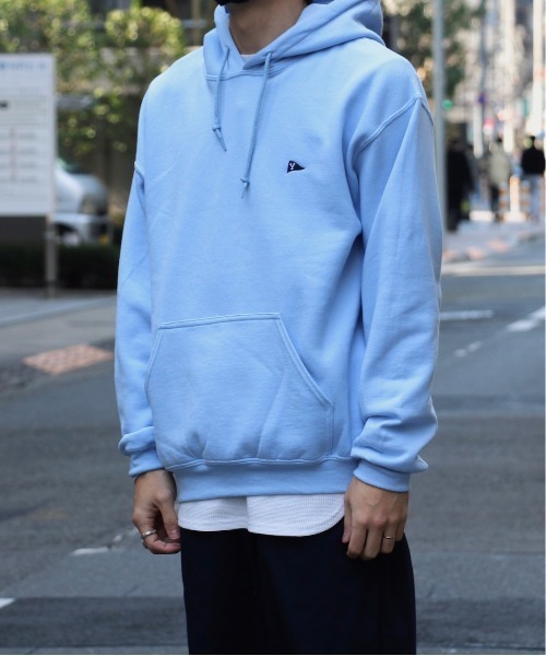 SUNNY SPORTS(サニースポーツ)の「SUNNY SPORTS / サニースポーツ YALE HUNDLING PULL HOODIE(パーカー・メンズ・サンドベージュ/ホワイト/サックスブルー・MEDIUM/LARGE)」の16枚目の写真