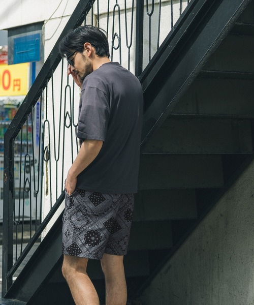 coca（coca）（コカ）の「バンダナプリントツイルハーフパンツ（その他パンツ・メンズ・ホワイト/カーキ/ブラック・M/L）」の12枚目の写真