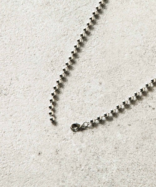 Chillfar（チルファー）の「ボールチェーンネックレス（ネックレス・レディース・シルバー・FREE）」の4枚目の写真