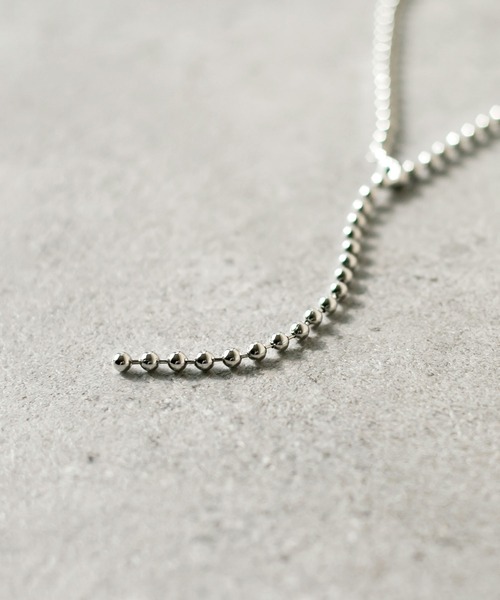 Chillfar（チルファー）の「ボールチェーンネックレス（ネックレス・レディース・シルバー・FREE）」の2枚目の写真