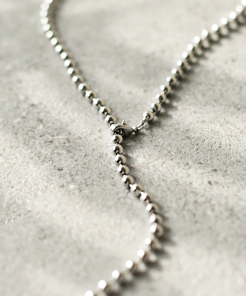 Chillfar（チルファー）の「ボールチェーンネックレス（ネックレス・レディース・シルバー・FREE）」の3枚目の写真