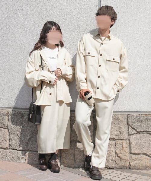 PairPair（ペアペア）の「ツイルワイドパンツ(セットアップ/リンクアイテム)（その他パンツ・メンズ・アイボリー/グレイッシュベージュ・FREE）」の9枚目の写真