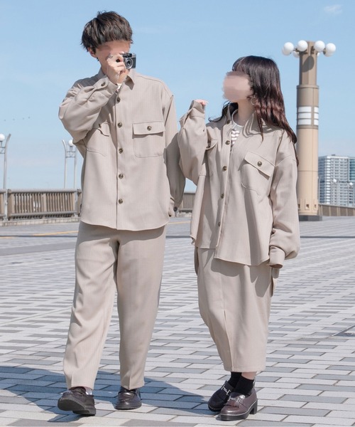 PairPair（ペアペア）の「ツイルワイドパンツ(セットアップ/リンクアイテム)（その他パンツ・メンズ・アイボリー/グレイッシュベージュ・FREE）」の11枚目の写真