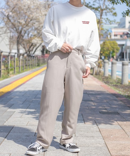 PairPair（ペアペア）の「ツイルワイドパンツ(セットアップ/リンクアイテム)（その他パンツ・メンズ・アイボリー/グレイッシュベージュ・FREE）」の6枚目の写真