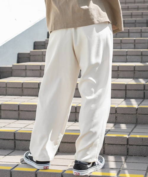 PairPair（ペアペア）の「ツイルワイドパンツ(セットアップ/リンクアイテム)（その他パンツ・メンズ・アイボリー/グレイッシュベージュ・FREE）」の5枚目の写真