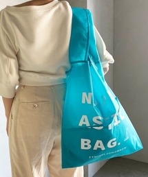 CASA FLINE（カーサフライン）の「【ETHICALTOMORROW】再生PETのBAGでNO PLASTICを叫ぶBAG（エコバッグ/サブバッグ）」