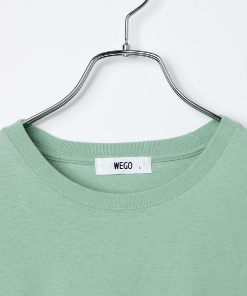 WEGO（ウィゴー）の「WEGO/キャラクターモチーフロゴプリント半袖Tシャツ（Tシャツ/カットソー・メンズ・ホワイト/グリーン系その他/ブルー・MEDIUM/LARGE/SMALL/X-LARGE）」の10枚目の写真