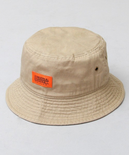 UNIVERSAL OVERALL（ユニバーサルオーバーオール）の「ウォッシュド バケットハット / キャンバス / デニム / USED加工（ハット・メンズ・ホワイト/ブラック/ベージュ/インディゴブルー/ブラック系その他/ライトインディゴブルー・FREE）」の14枚目の写真