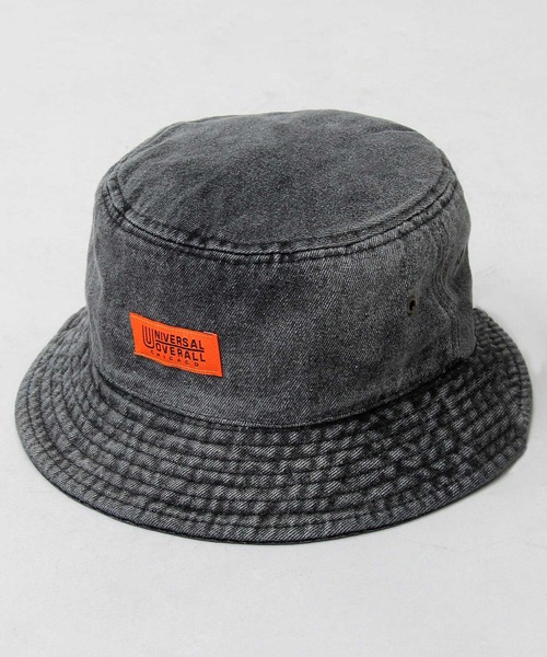 UNIVERSAL OVERALL（ユニバーサルオーバーオール）の「ウォッシュド バケットハット / キャンバス / デニム / USED加工（ハット・メンズ・ホワイト/ブラック/ベージュ/インディゴブルー/ブラック系その他/ライトインディゴブルー・FREE）」の15枚目の写真