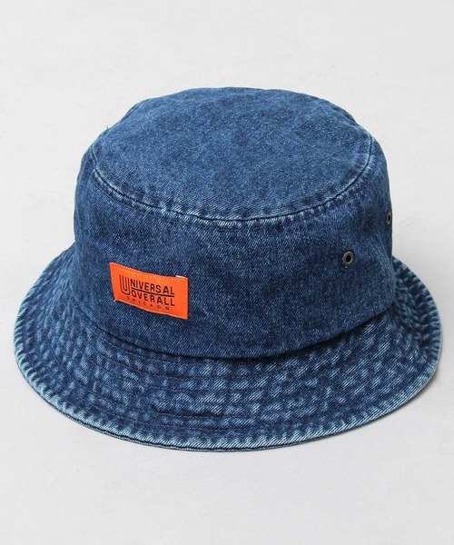 UNIVERSAL OVERALL（ユニバーサルオーバーオール）の「ウォッシュド バケットハット / キャンバス / デニム / USED加工（ハット・メンズ・ホワイト/ブラック/ベージュ/インディゴブルー/ブラック系その他/ライトインディゴブルー・FREE）」の16枚目の写真
